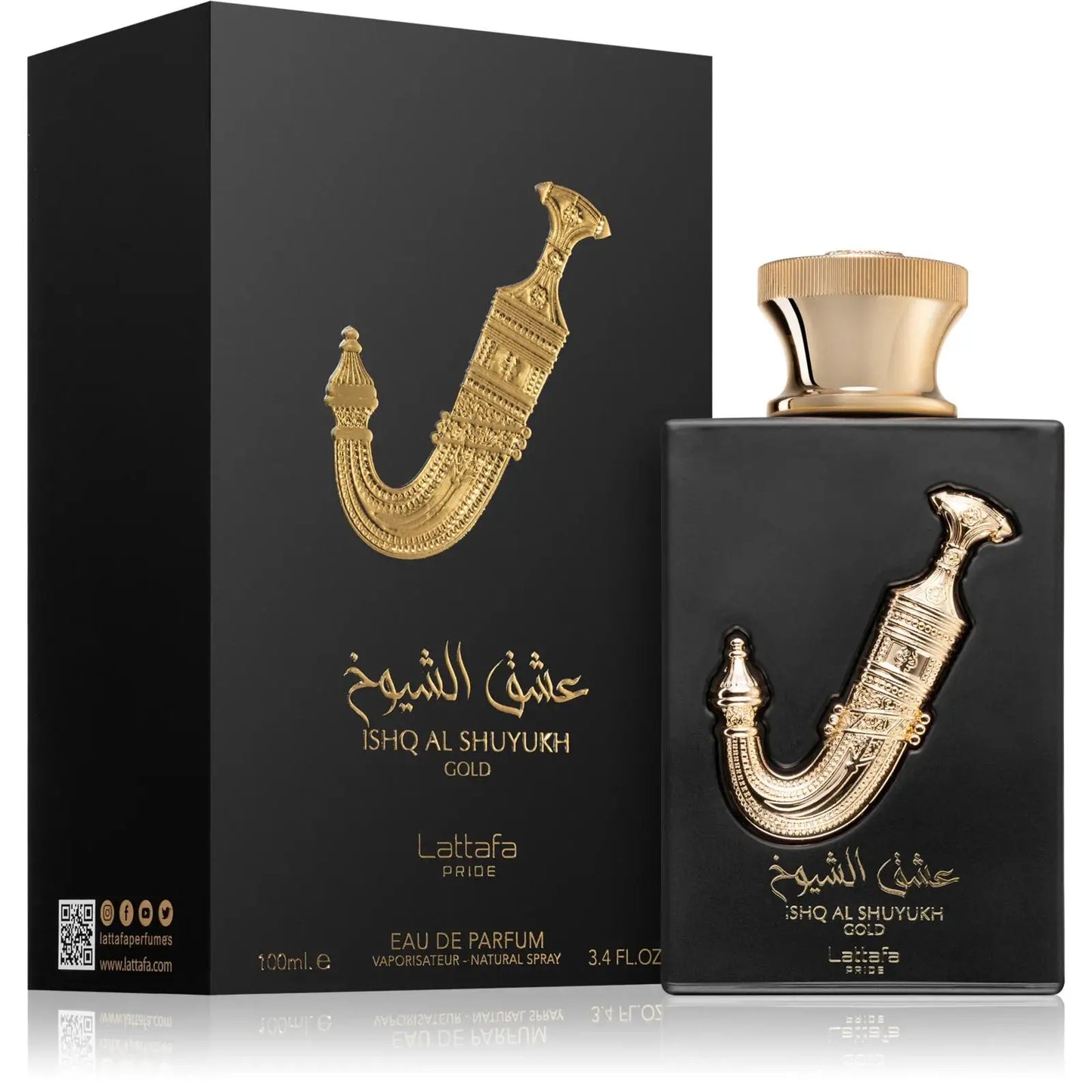 Ishq Al Shuyukh Gold - 100ml - Eau De Parfum - Lattafa exclusive male Perfume